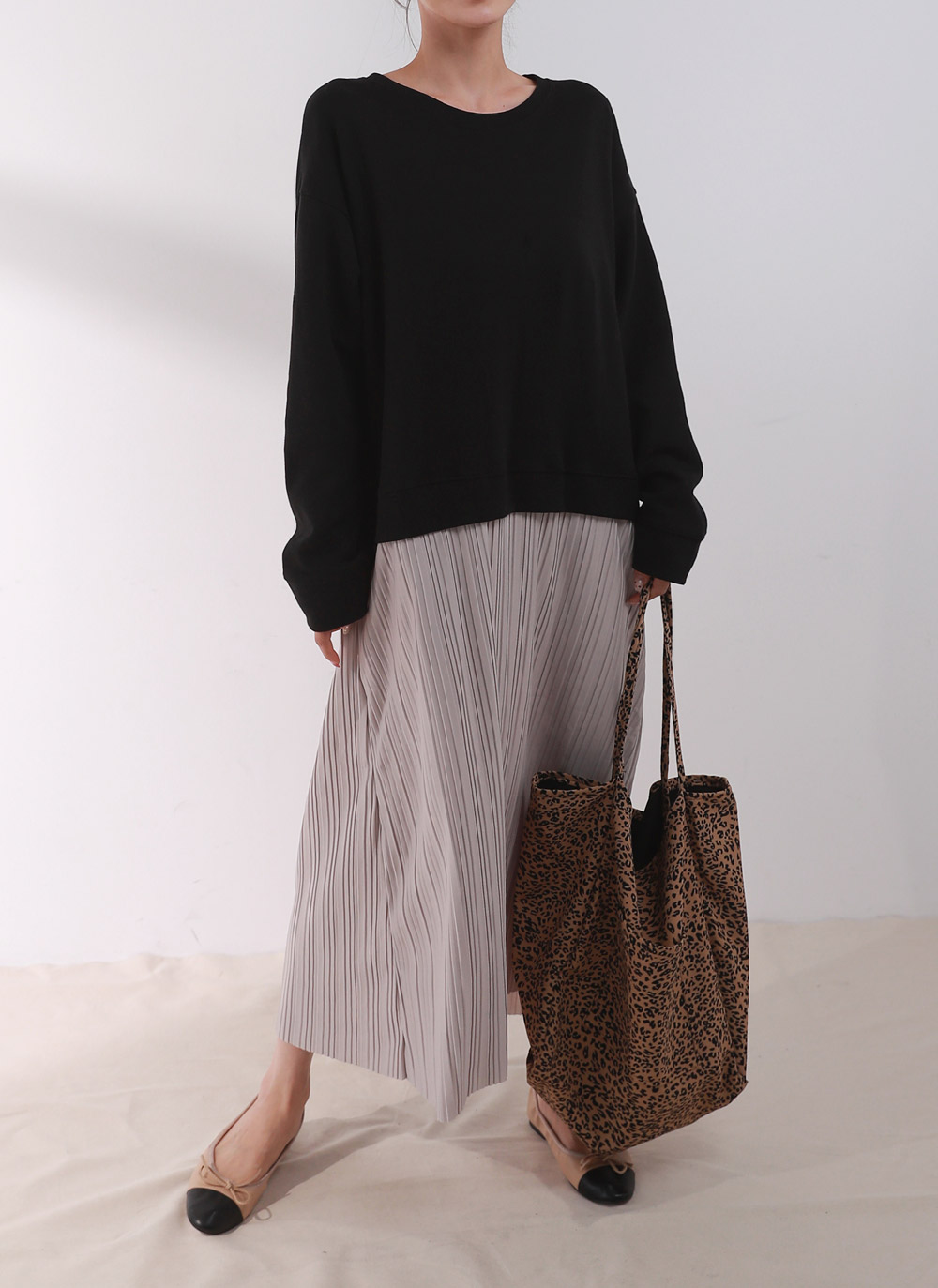 プリーツスウェットワンピース | DHOLIC | 詳細画像8