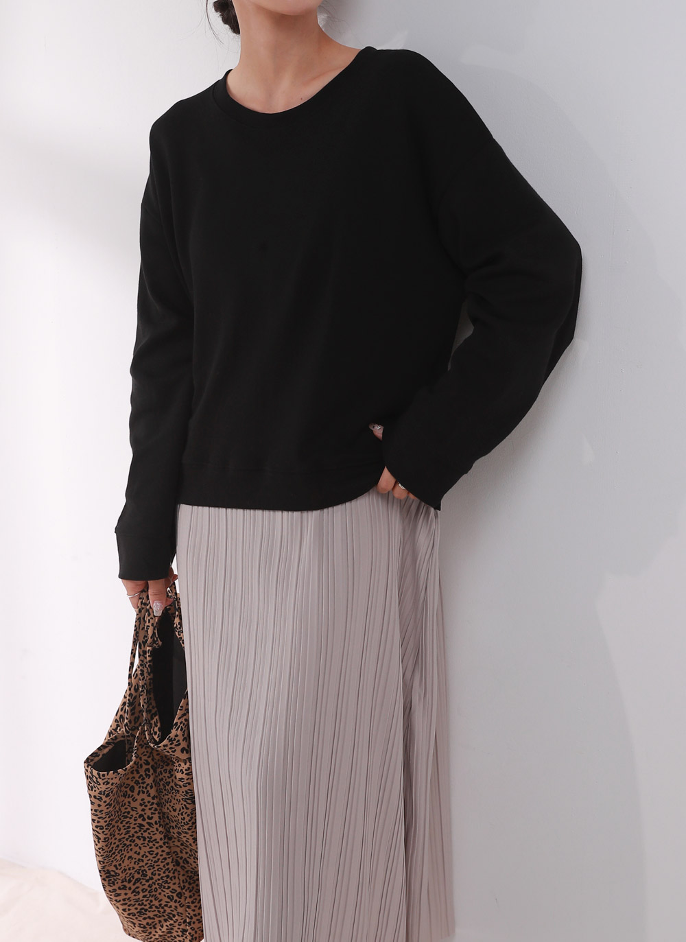 プリーツスウェットワンピース | DHOLIC | 詳細画像9