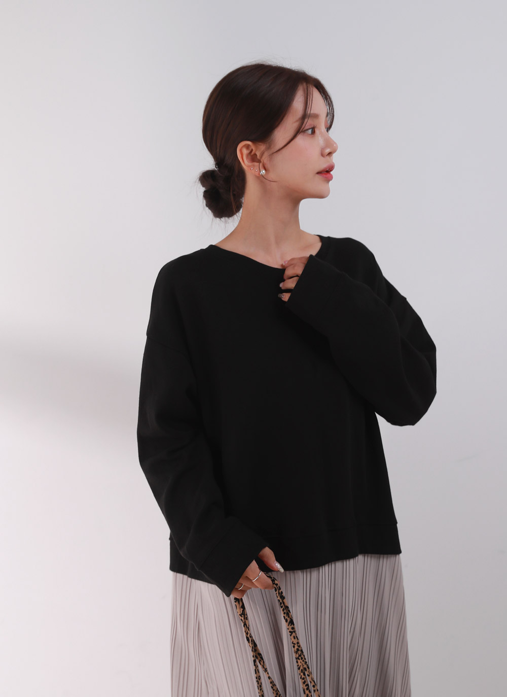 プリーツスウェットワンピース | DHOLIC | 詳細画像10