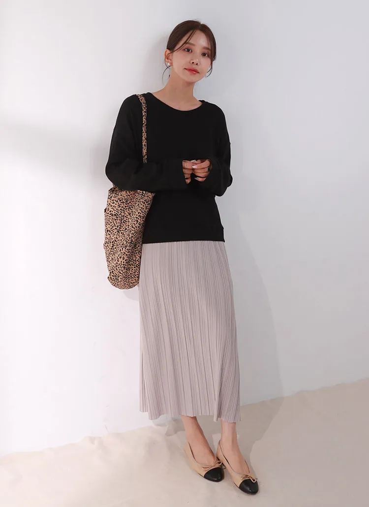 プリーツスウェットワンピース | DHOLIC | 詳細画像1