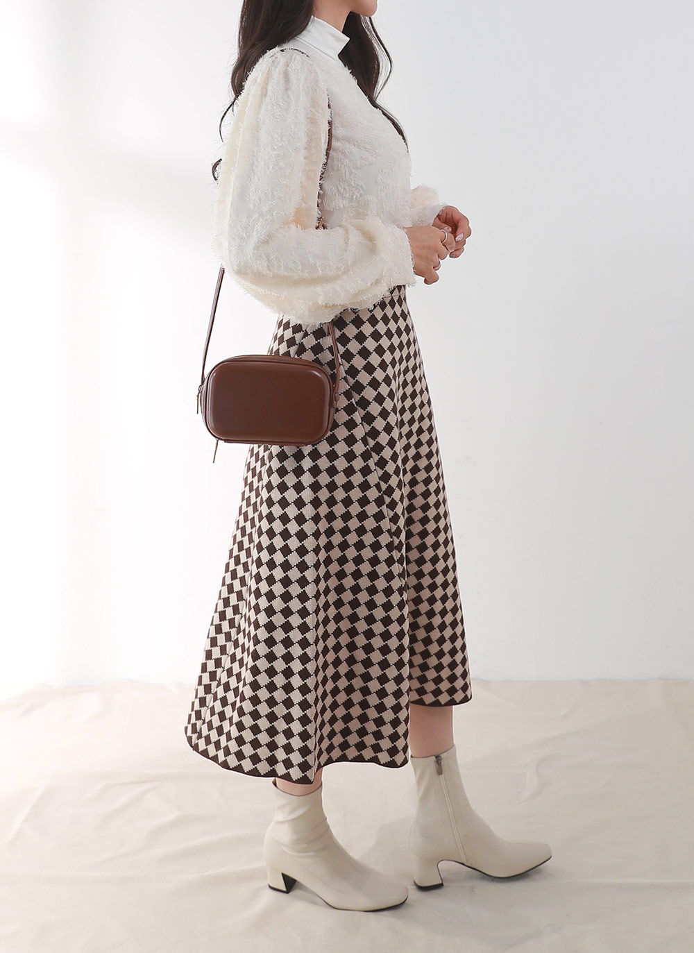 フェザー調花柄パフブラウス | DHOLIC | 詳細画像11