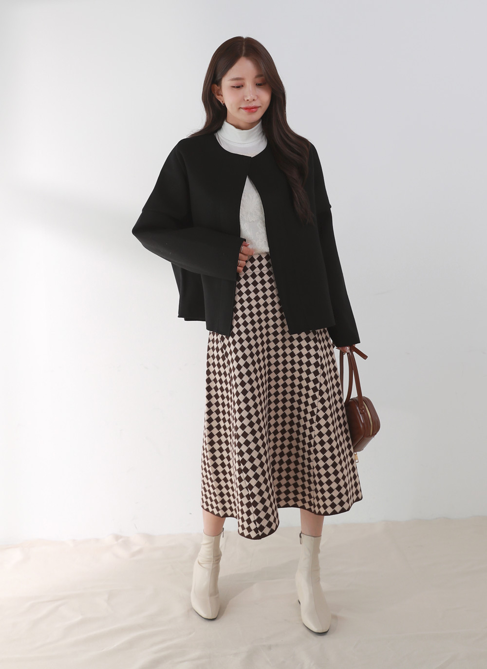 フェザー調花柄パフブラウス | DHOLIC | 詳細画像15