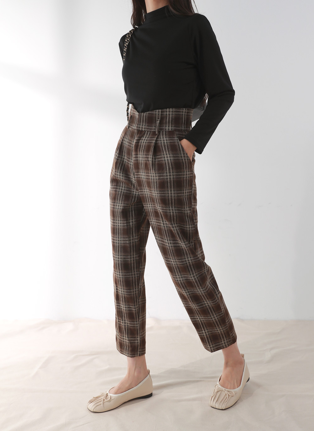 ソフトタッチハーフネックTシャツ | DHOLIC | 詳細画像5