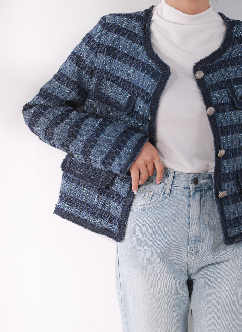 ソフトタッチハーフネックTシャツ | DHOLIC | 詳細画像19