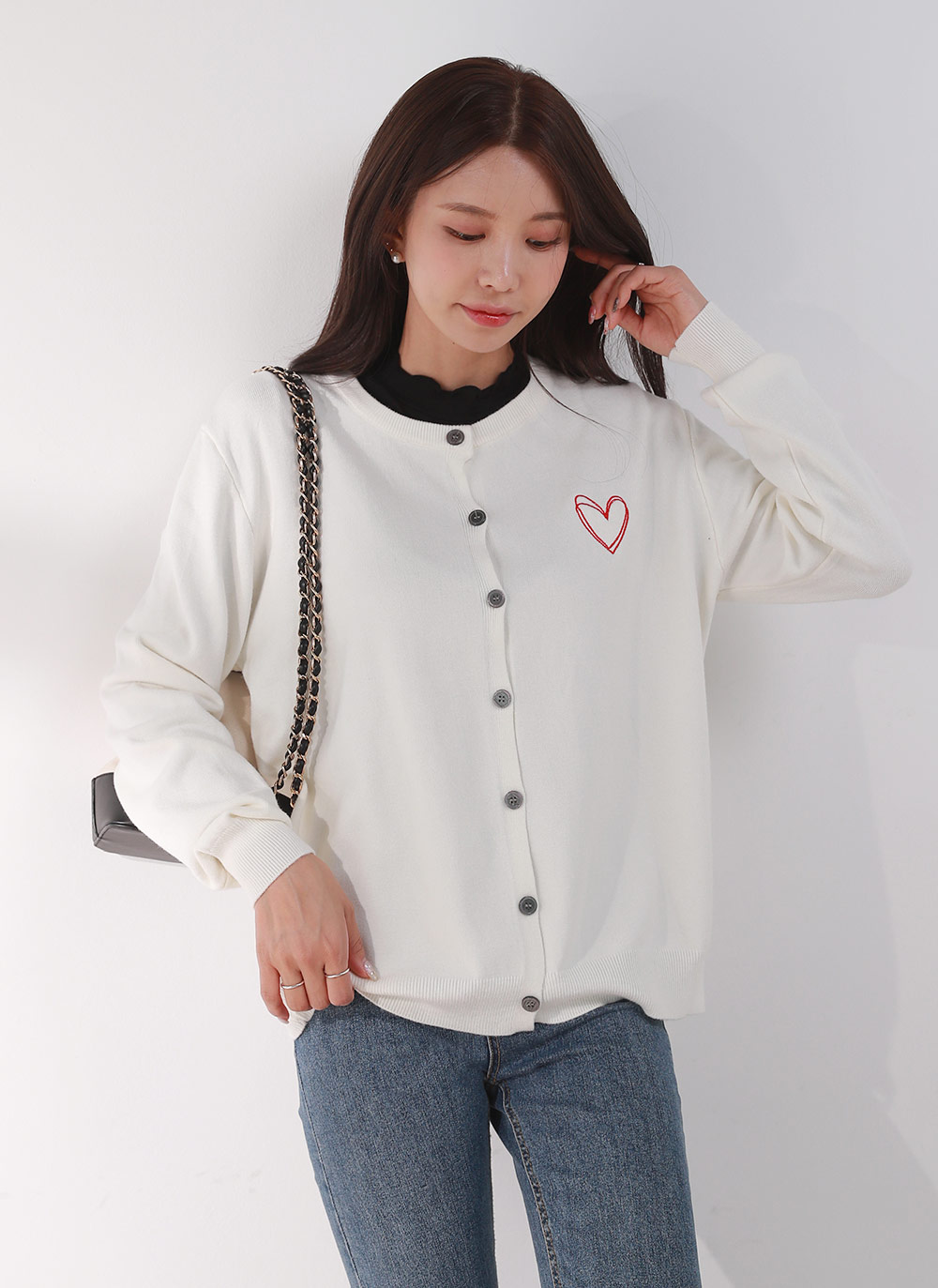 メロウハーフネックスリムTシャツ | DHOLIC | 詳細画像12