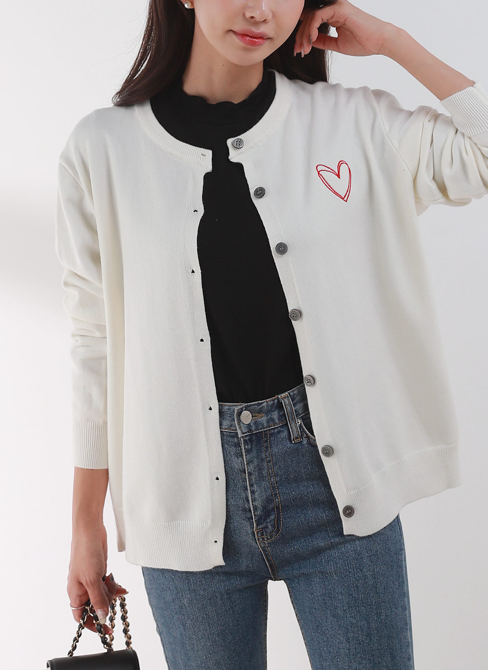 メロウハーフネックスリムTシャツ | DHOLIC | 詳細画像13