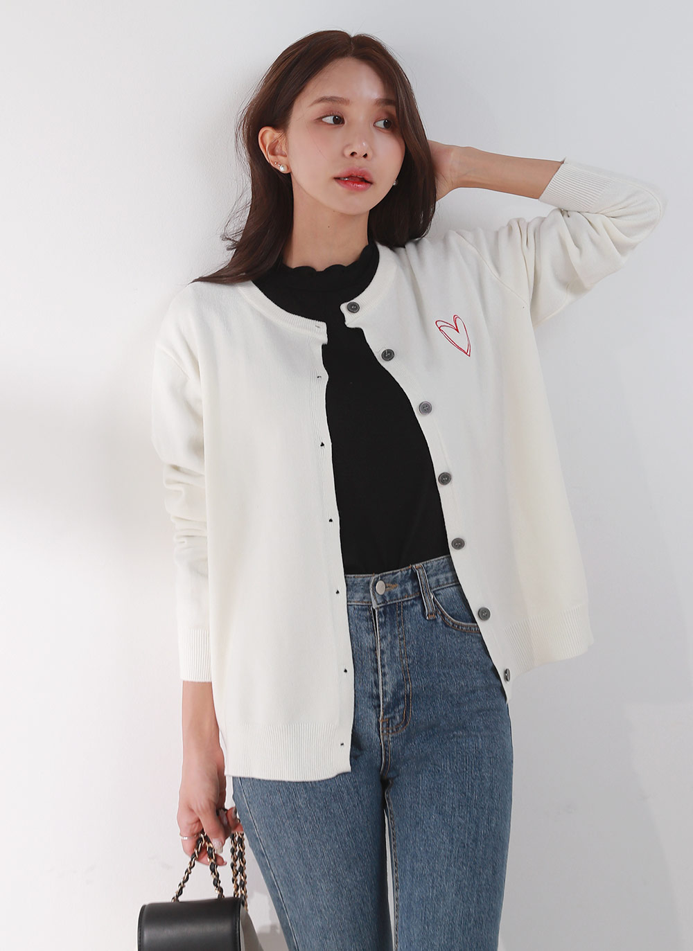 メロウハーフネックスリムTシャツ | DHOLIC | 詳細画像14