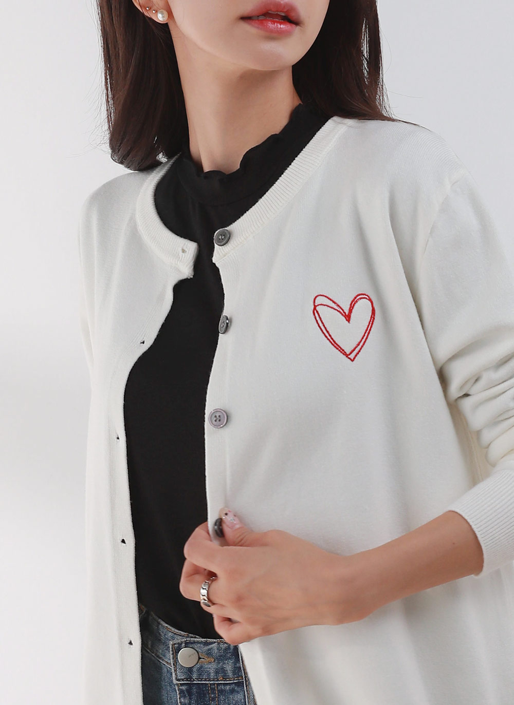 メロウハーフネックスリムTシャツ | DHOLIC | 詳細画像15