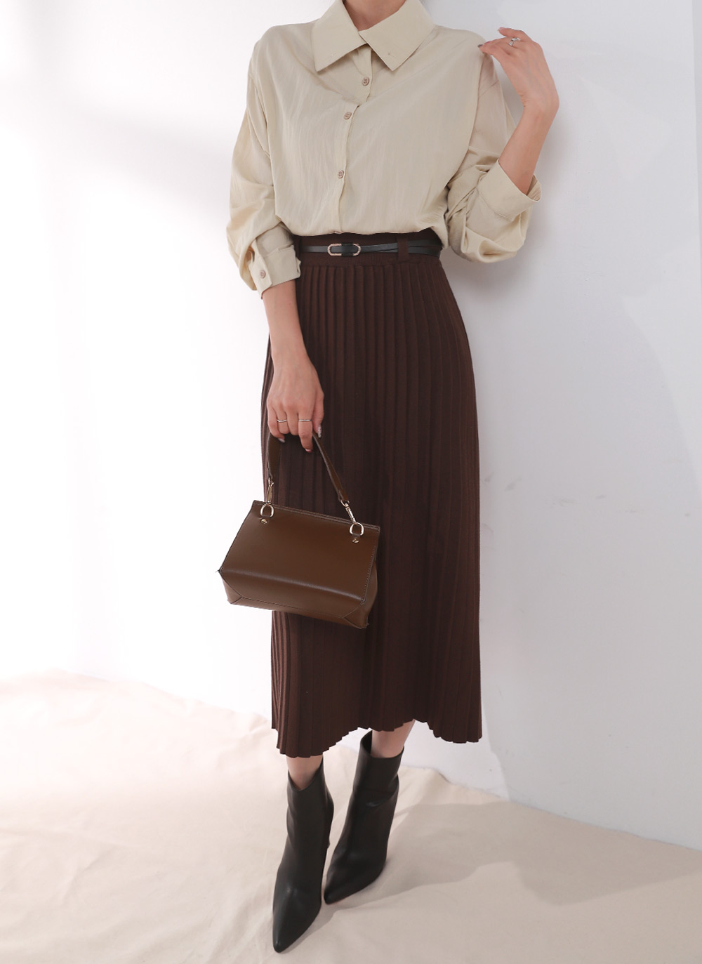 2WAYアンバランスカラーブラウス | DHOLIC | 詳細画像5