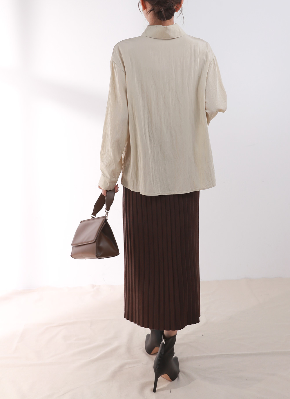 2WAYアンバランスカラーブラウス | DHOLIC | 詳細画像10