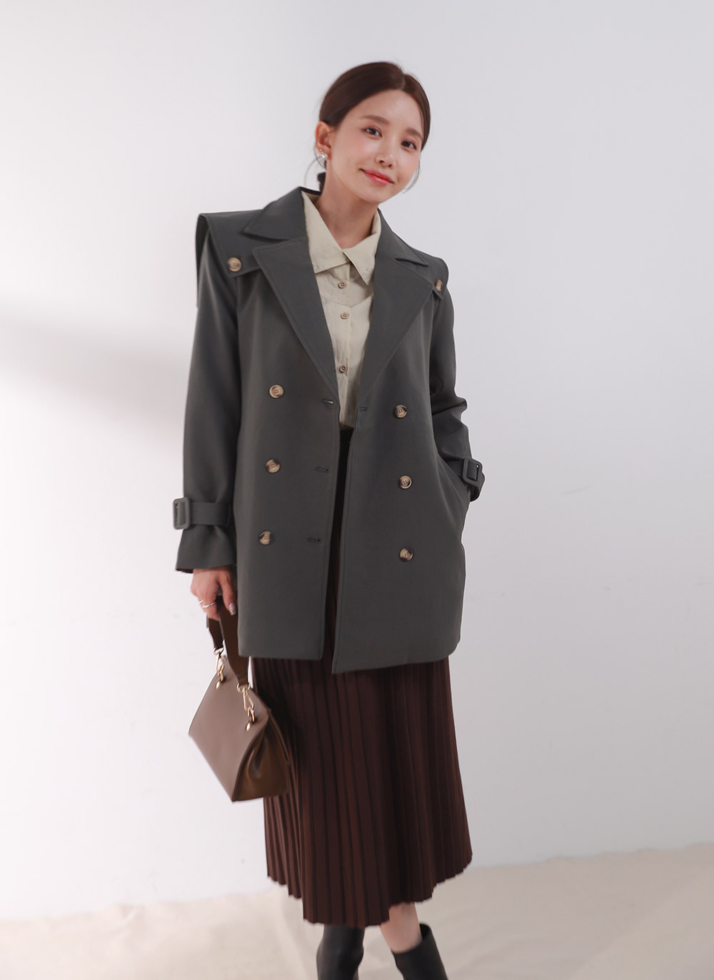 2WAYアンバランスカラーブラウス | DHOLIC | 詳細画像14