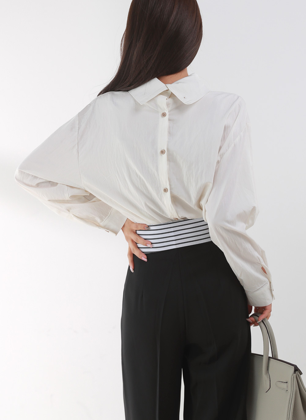 2WAYアンバランスカラーブラウス | DHOLIC | 詳細画像17