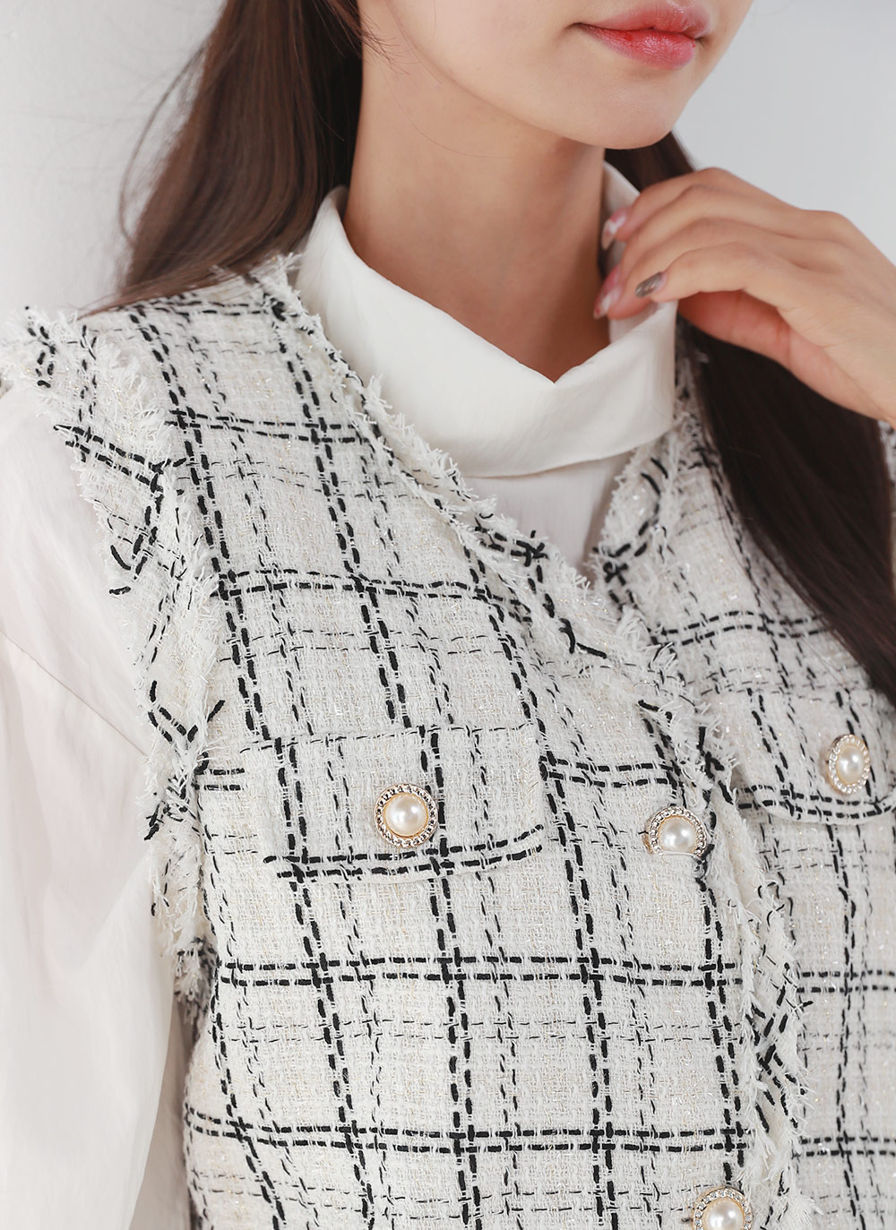 2WAYアンバランスカラーブラウス | DHOLIC | 詳細画像20