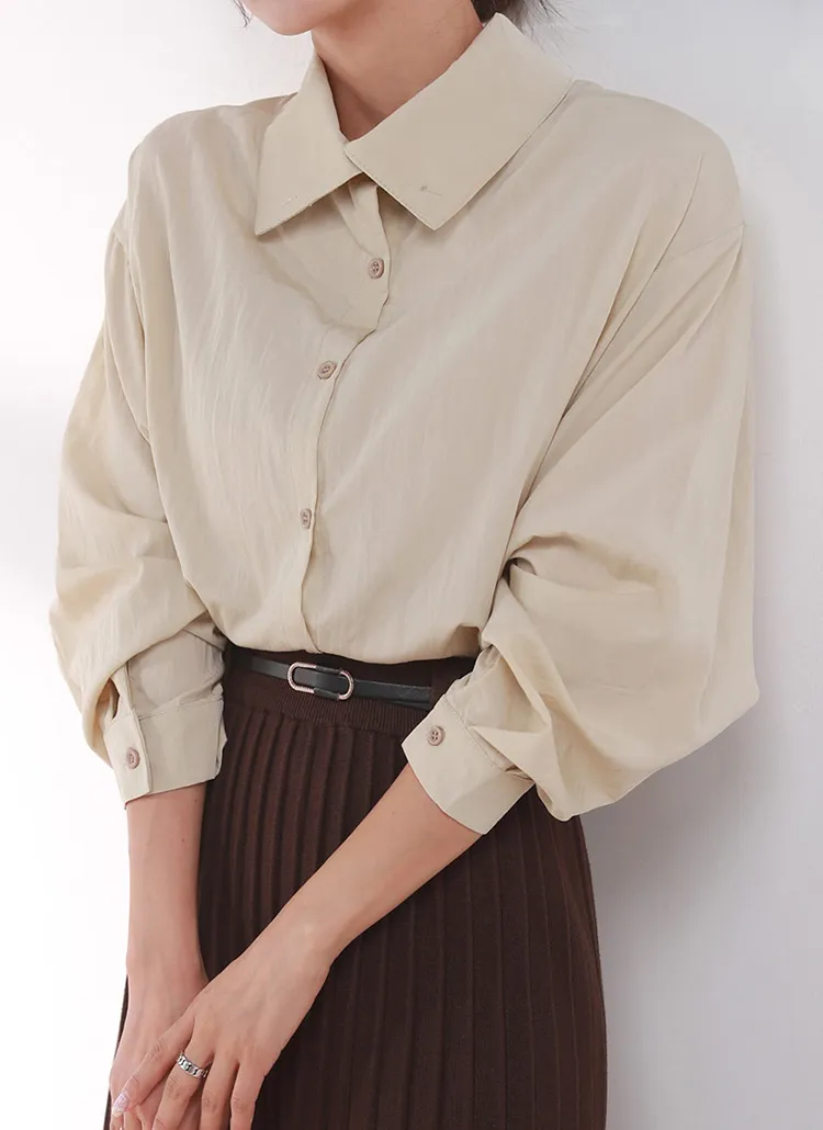 2WAYアンバランスカラーブラウス | DHOLIC | 詳細画像1