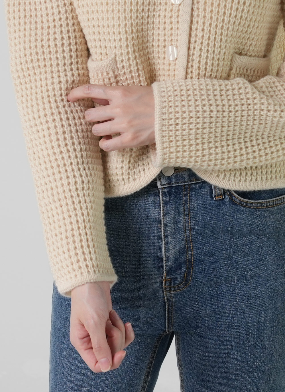 ワッフルポケットカーディガン | DHOLIC | 詳細画像12