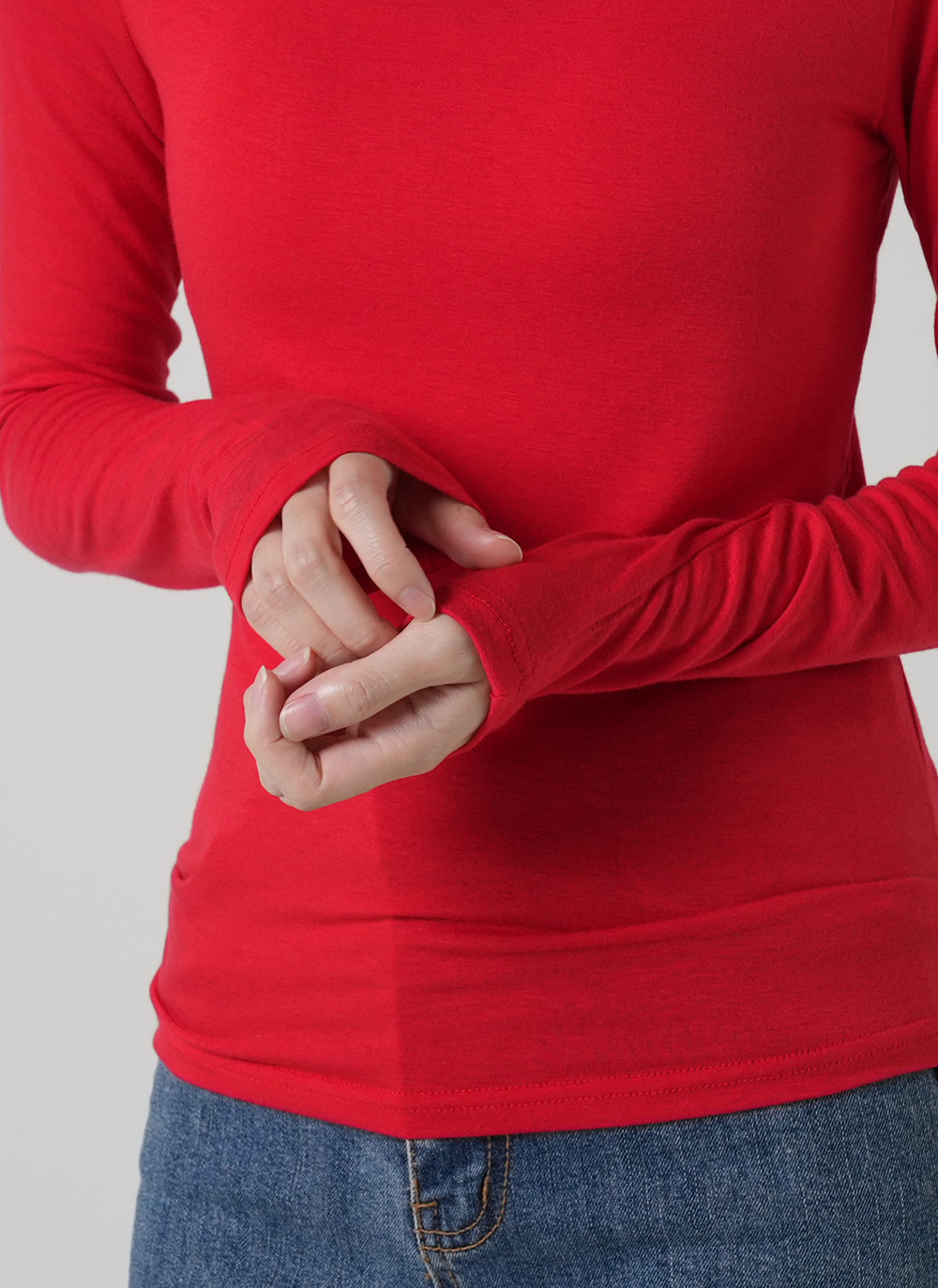 タートルネックスリムTシャツ | DHOLIC | 詳細画像12