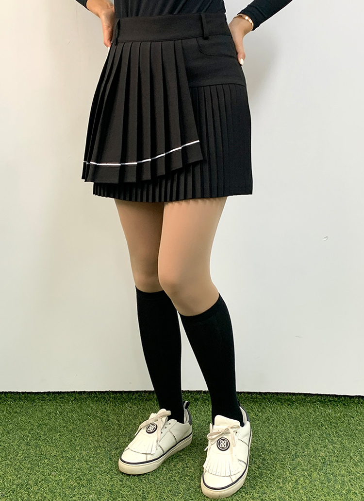 ラップ風プリーツスカートパンツ | レディースファッション通販 - DHOLIC