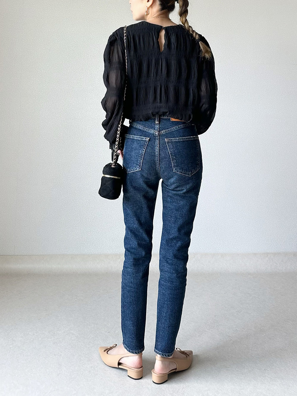 袖ギャザーリンクルブラウス | 詳細画像10