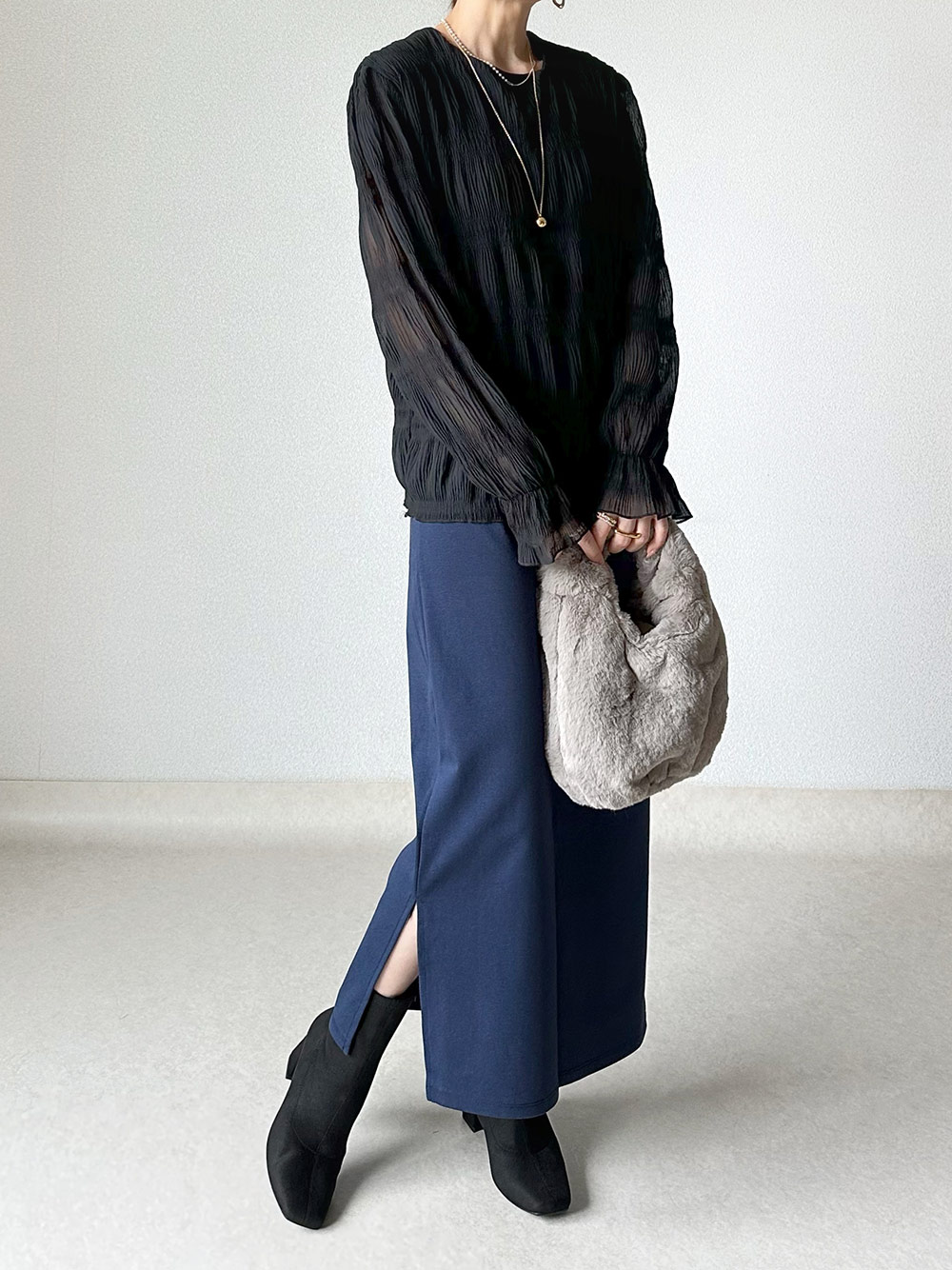 袖ギャザーリンクルブラウス | 詳細画像19