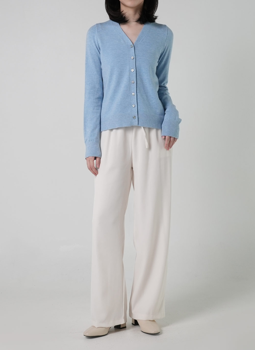 Vネックボタンニットカーディガン | DHOLIC | 詳細画像2