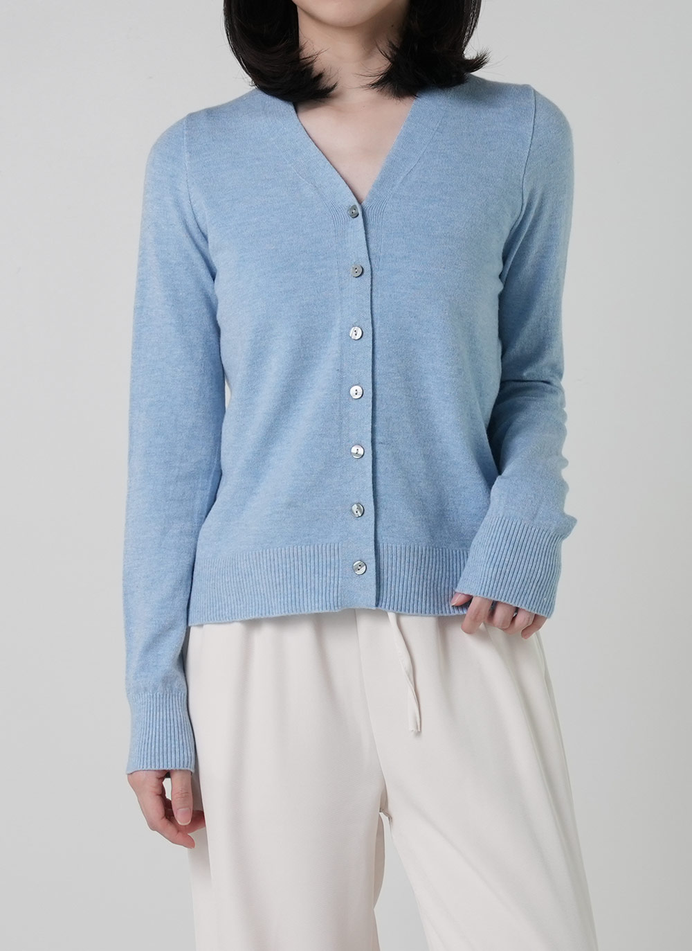 Vネックボタンニットカーディガン | DHOLIC | 詳細画像3