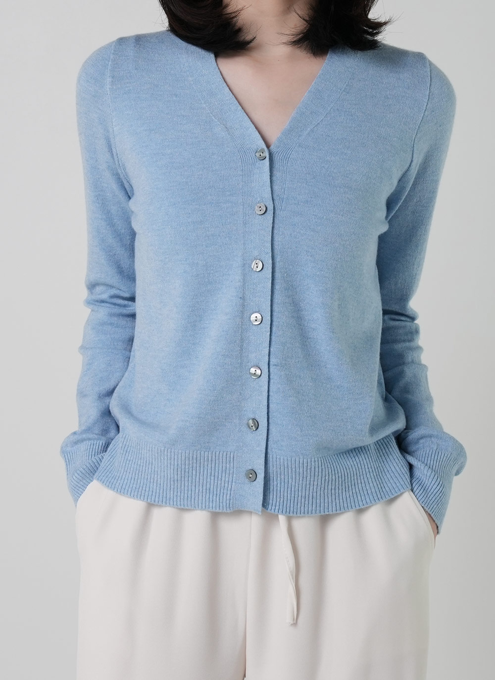 Vネックボタンニットカーディガン | DHOLIC | 詳細画像6