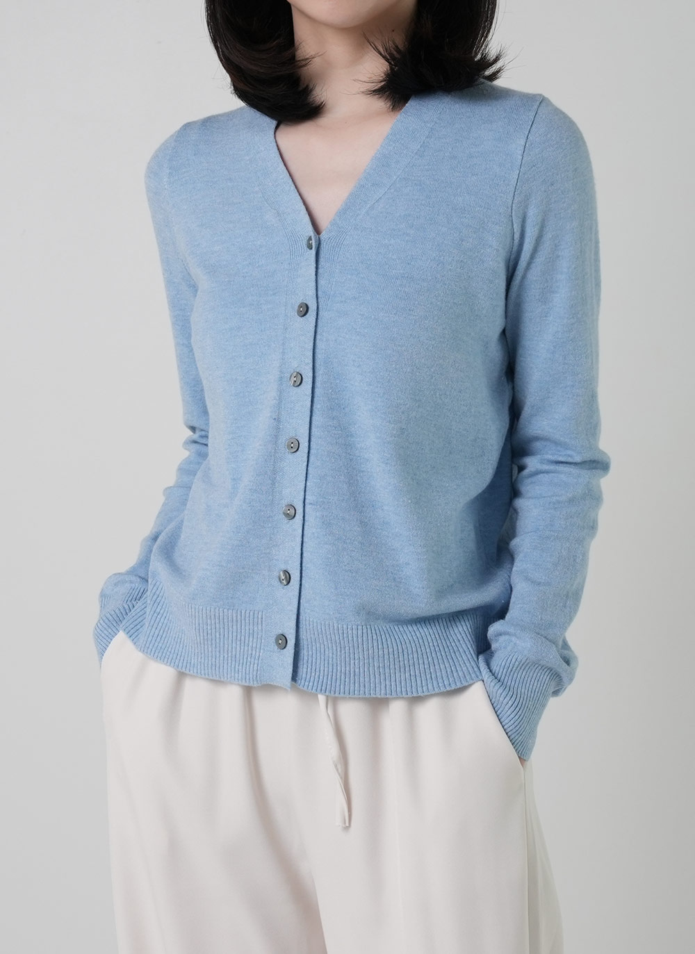 Vネックボタンニットカーディガン | DHOLIC | 詳細画像7