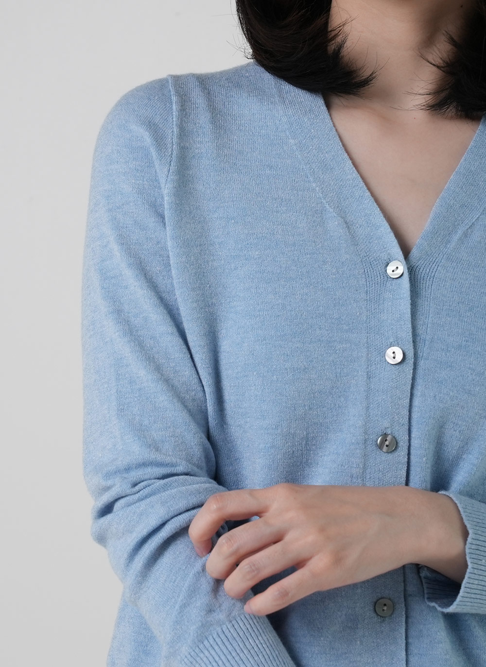 Vネックボタンニットカーディガン | DHOLIC | 詳細画像9