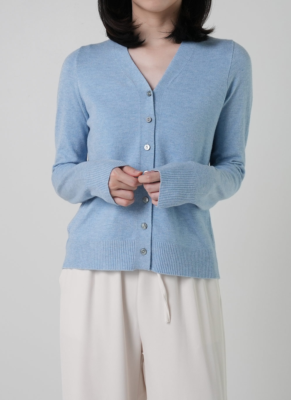 Vネックボタンニットカーディガン | DHOLIC | 詳細画像4