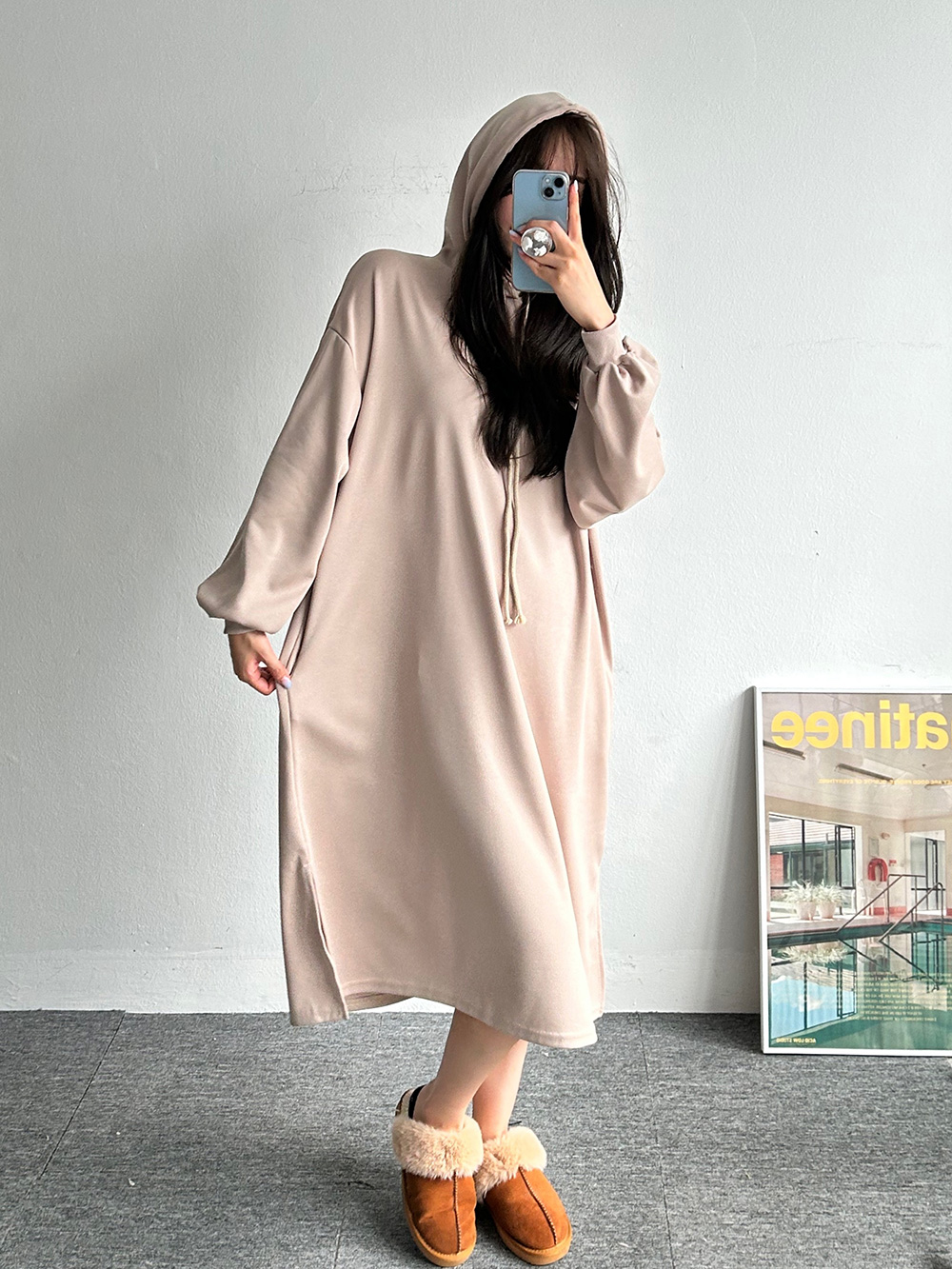 スリットパーカーワンピース | レディースファッション通販 - DHOLIC
