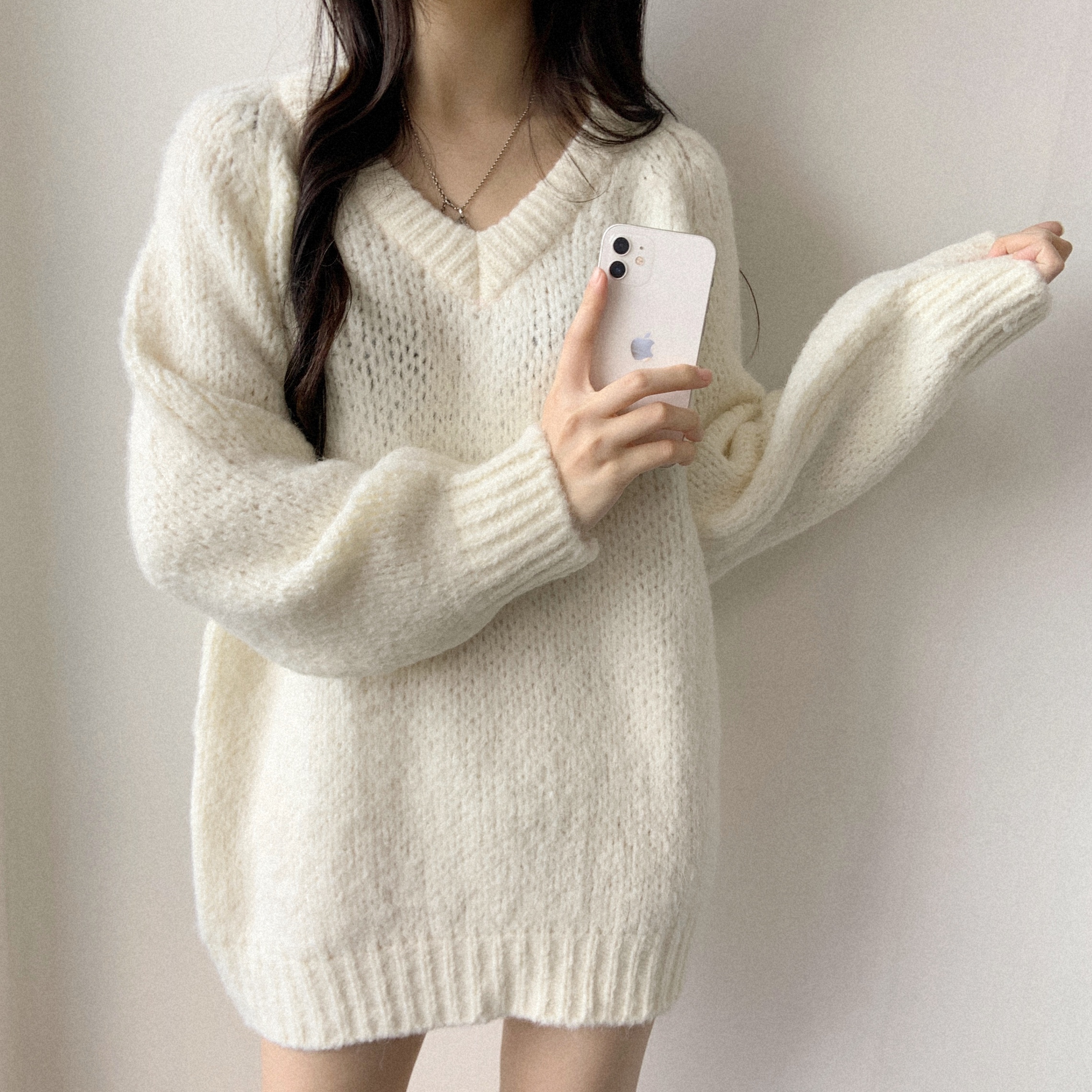 パンダジャカードニットプルオーバー レディース ファッション オシャレ カワイイ 女性用 パンダ ジャガード ルーズ ウール ニット セーター