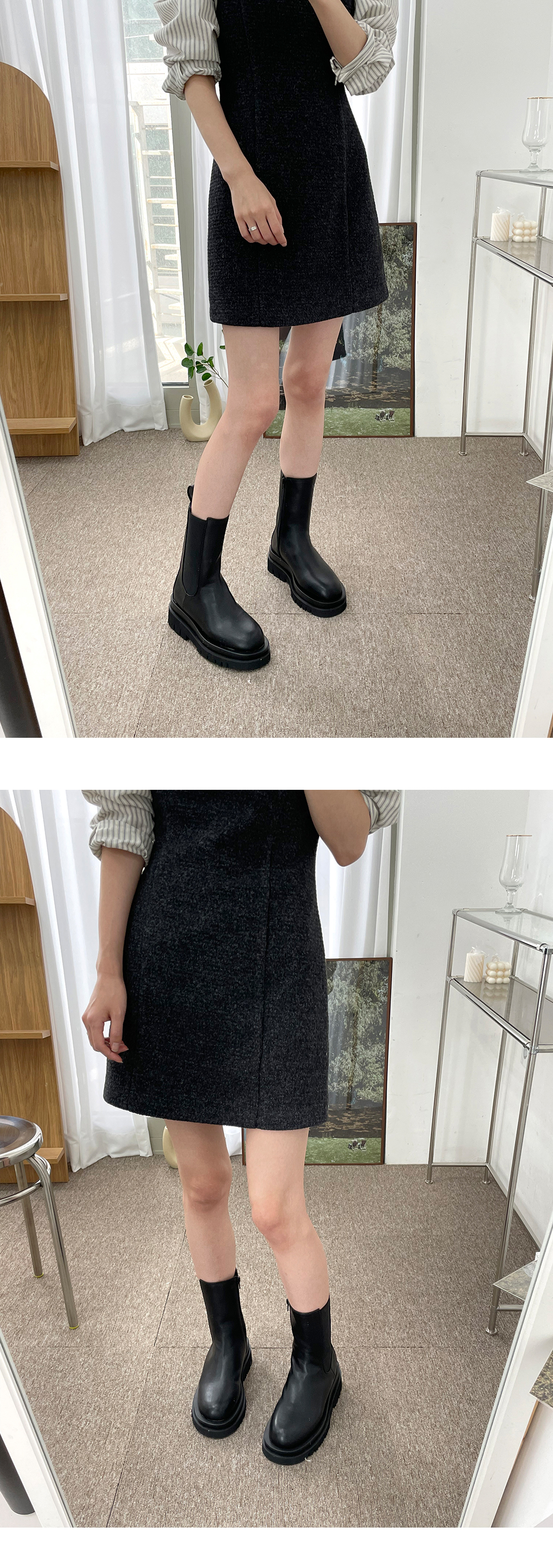 レザー調サイドゴアブーツ | 詳細画像2