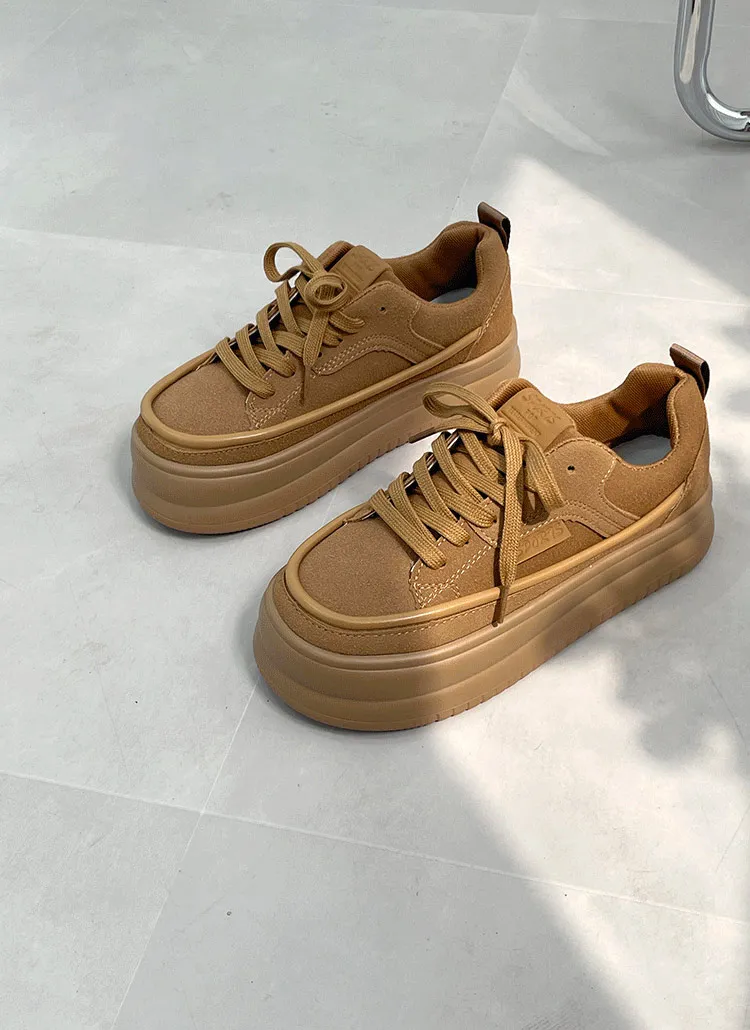 フェイクスエードミックス厚底スニーカー | 詳細画像1