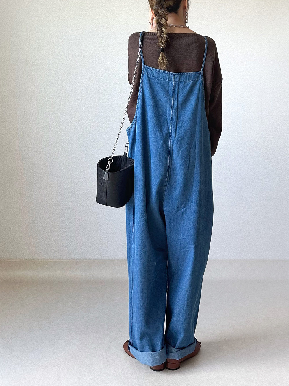 ボートネックシンプルニット | 詳細画像13