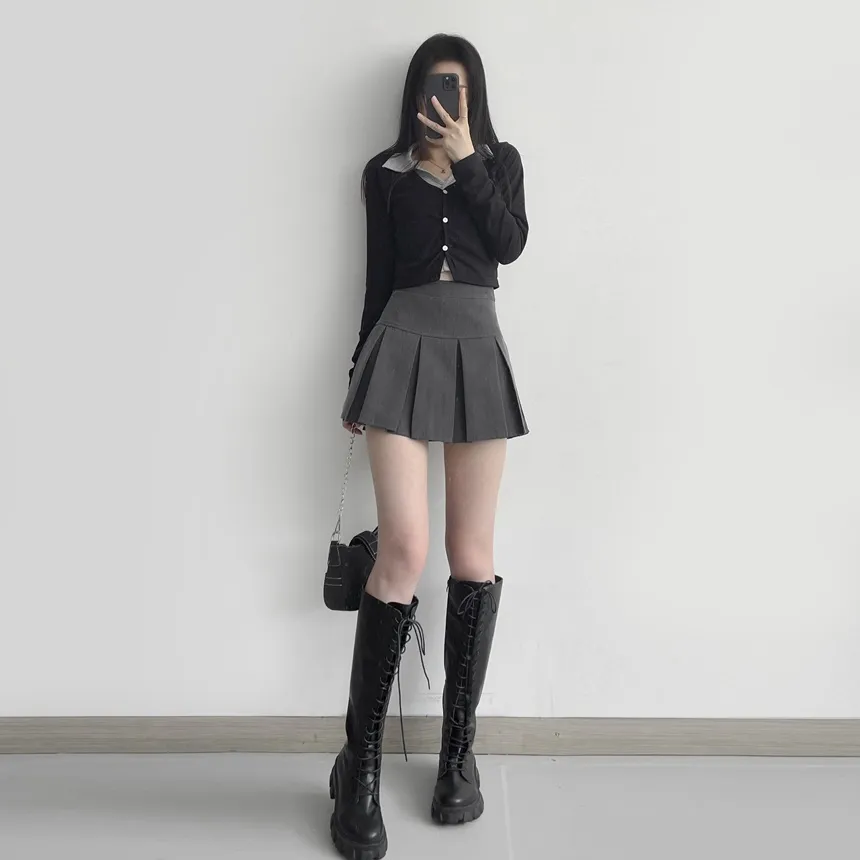 カーディガンレイヤードカラー長袖Tシャツ | lilisense | 詳細画像22