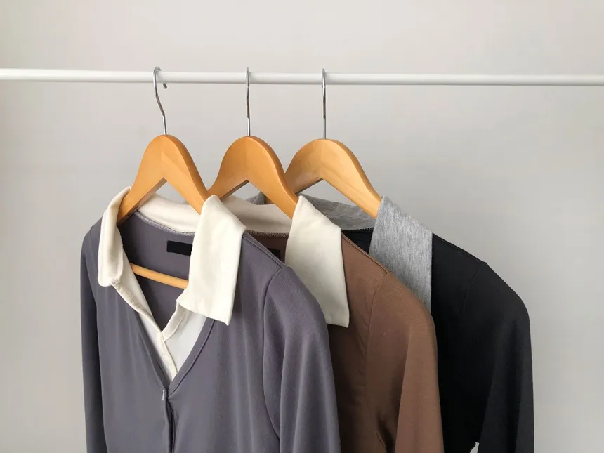 カーディガンレイヤードカラー長袖Tシャツ | lilisense | 詳細画像25