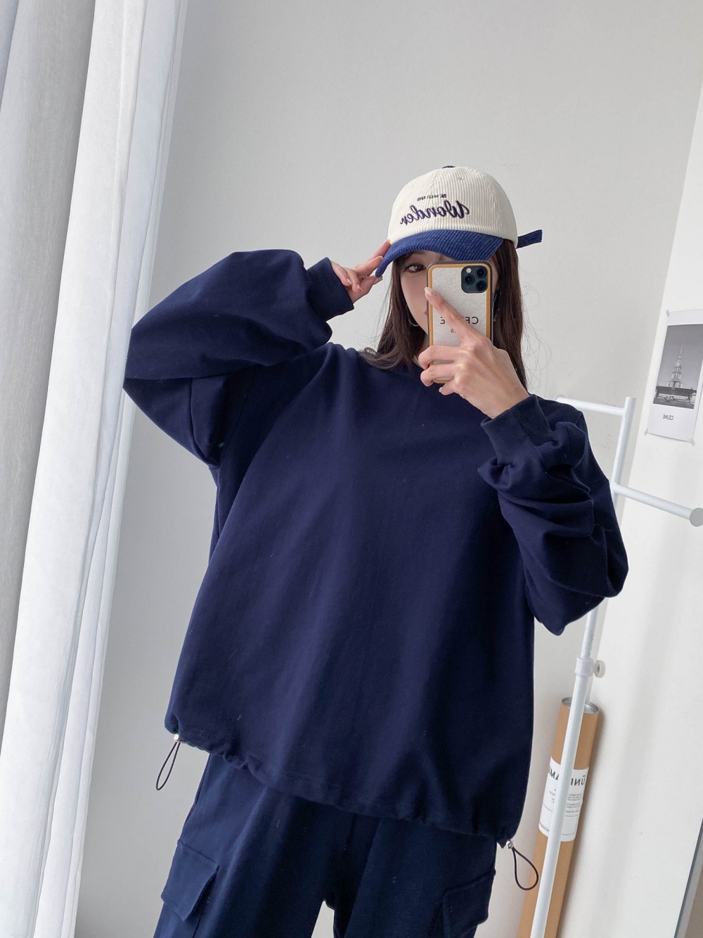 ドローコードスウェット&ジョガーカーゴパンツSET | 詳細画像4