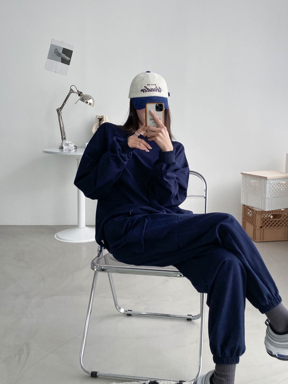 ドローコードスウェット&ジョガーカーゴパンツSET | 詳細画像13