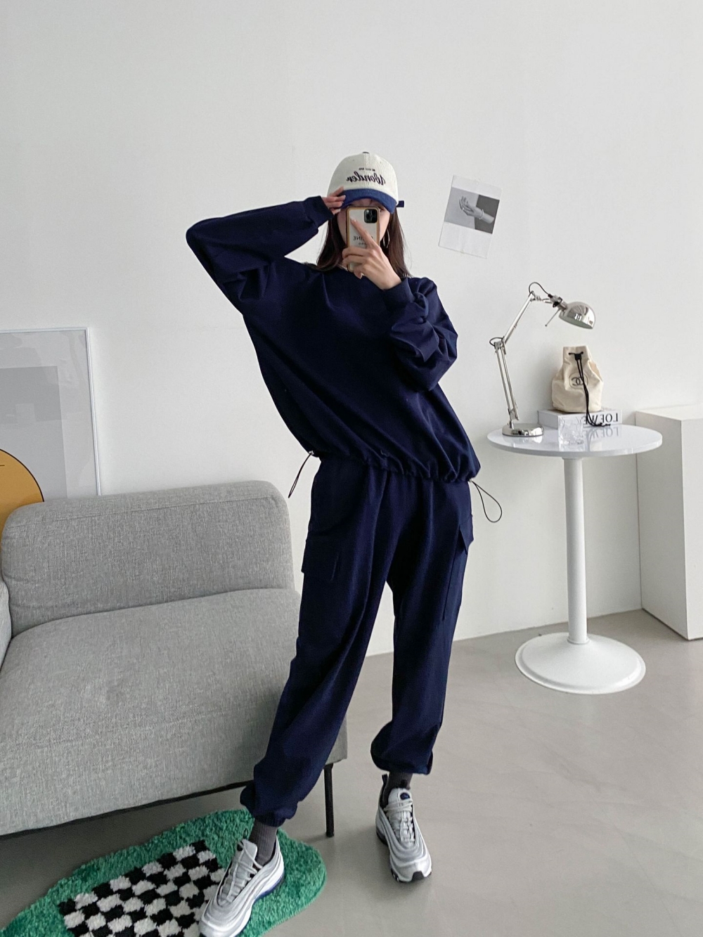 ドローコードスウェット&ジョガーカーゴパンツSET | 詳細画像14