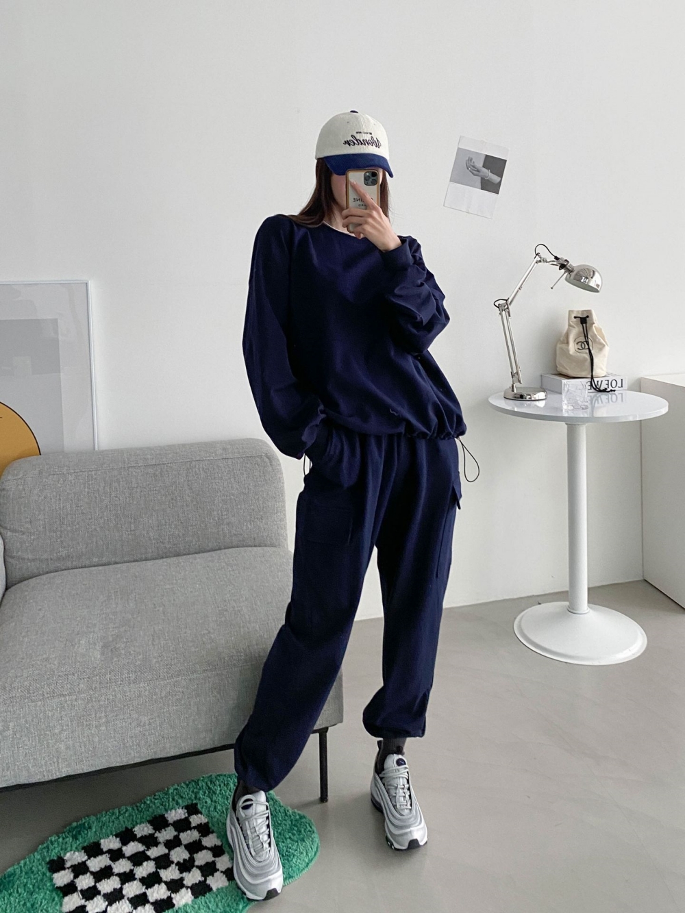 ドローコードスウェット&ジョガーカーゴパンツSET | 詳細画像15