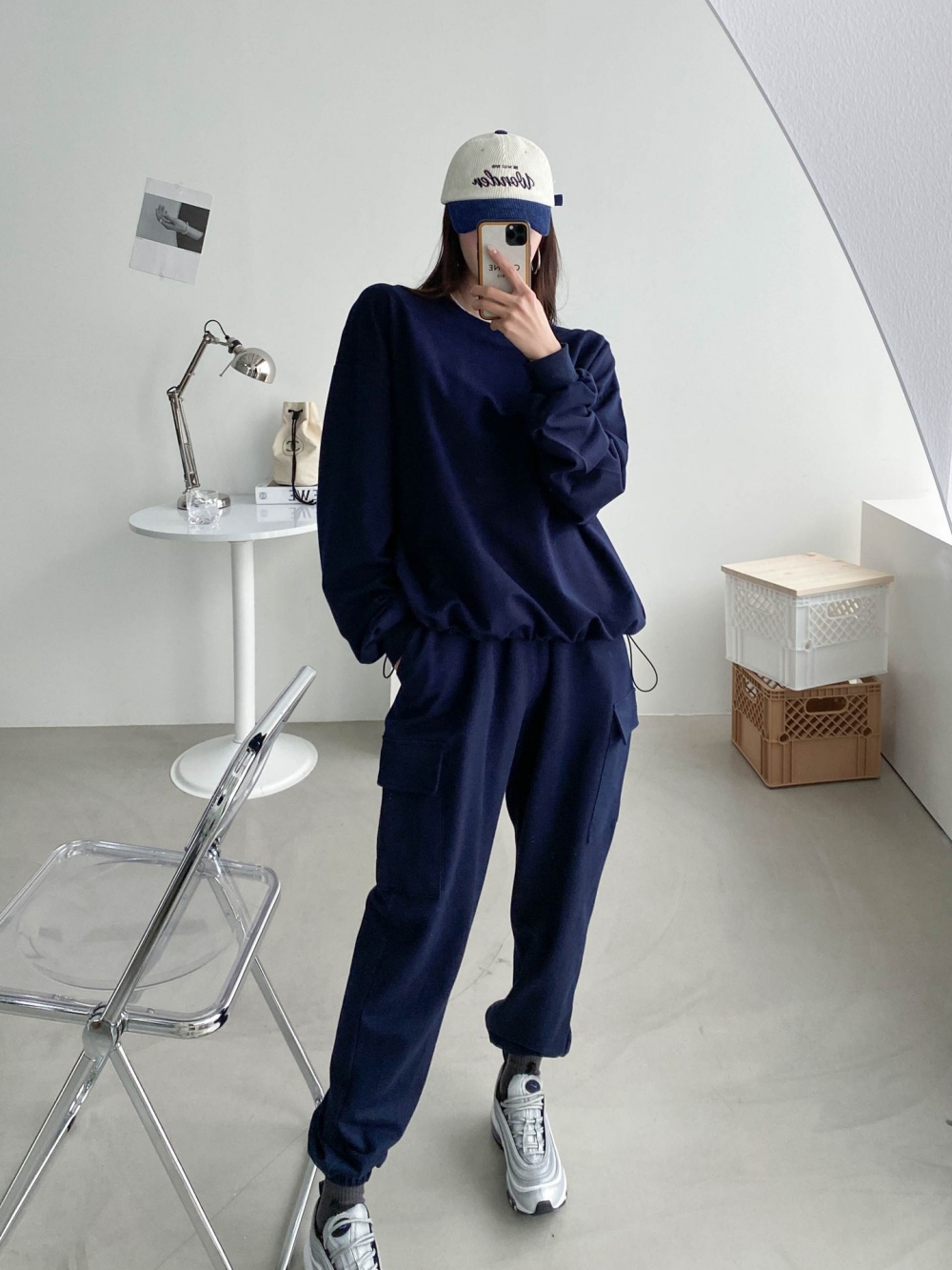 ドローコードスウェット&ジョガーカーゴパンツSET | 詳細画像20