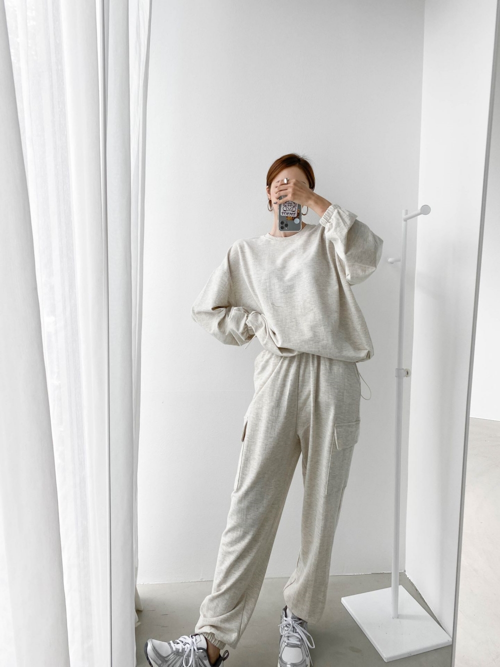 ドローコードスウェット&ジョガーカーゴパンツSET | 詳細画像24