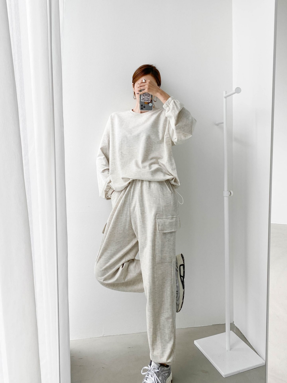 ドローコードスウェット&ジョガーカーゴパンツSET | 詳細画像25