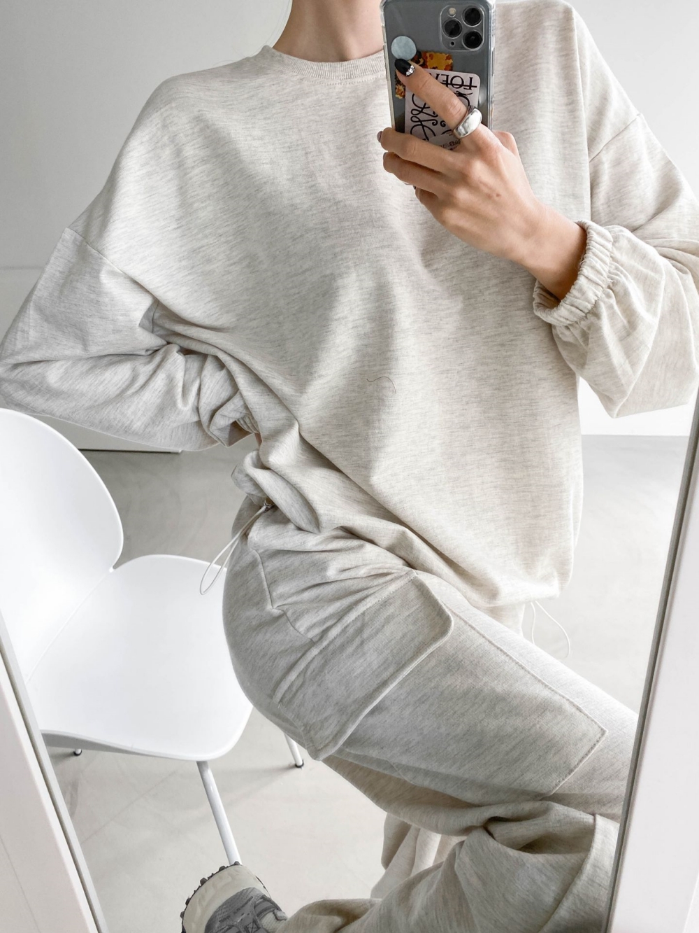 ドローコードスウェット&ジョガーカーゴパンツSET | 詳細画像30