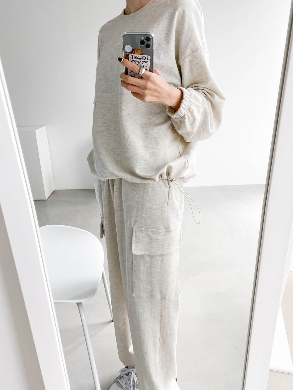 ドローコードスウェット&ジョガーカーゴパンツSET | 詳細画像31