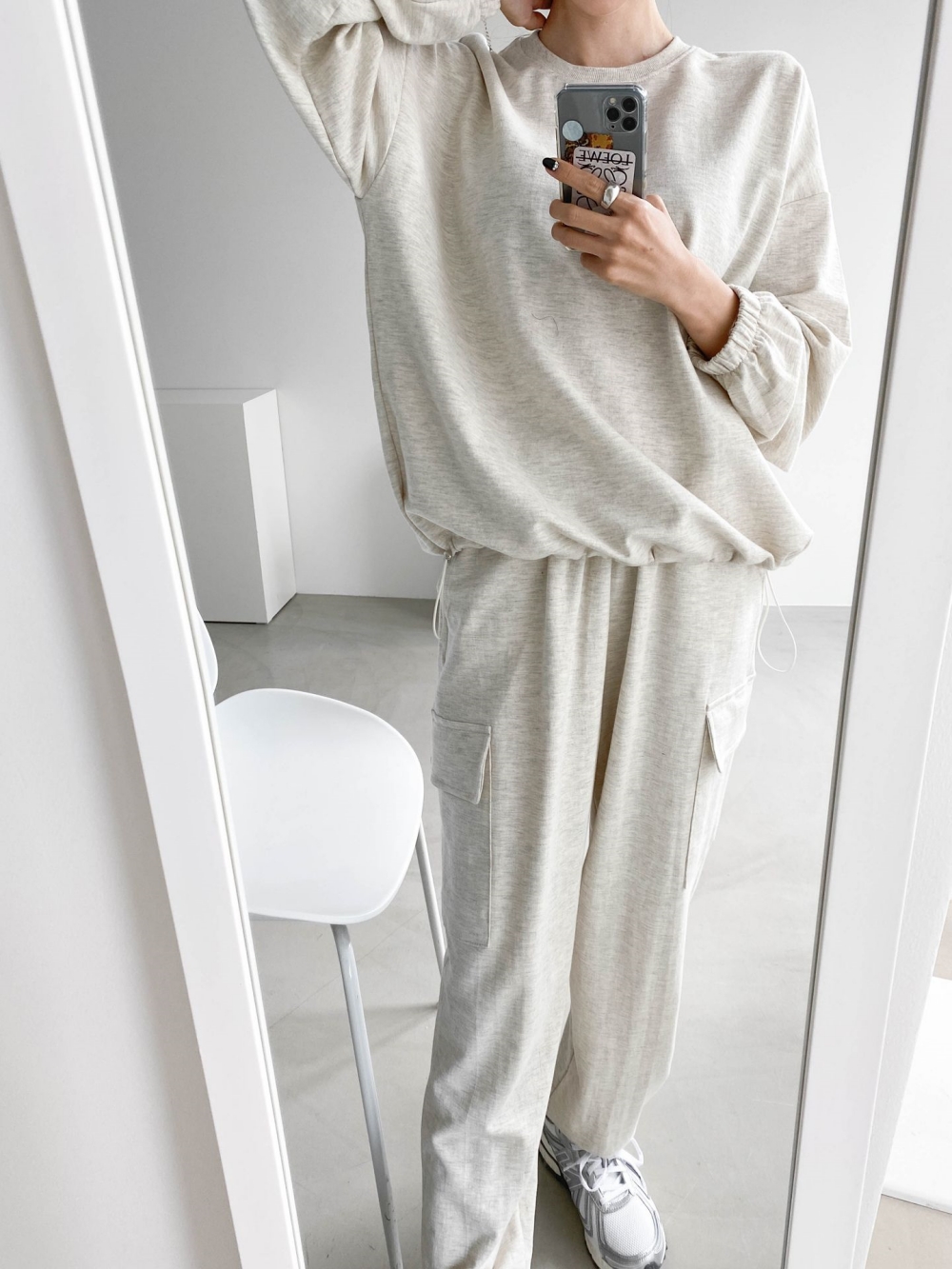 ドローコードスウェット&ジョガーカーゴパンツSET | 詳細画像33