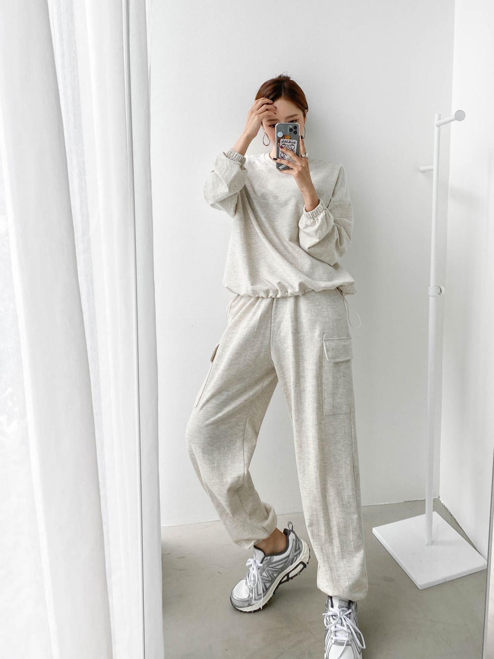 ドローコードスウェット&ジョガーカーゴパンツSET | 詳細画像39