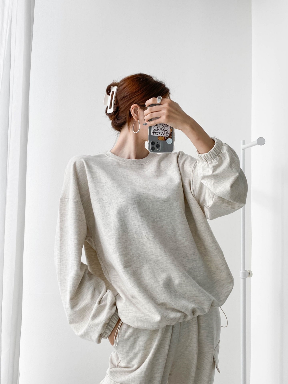 ドローコードスウェット&ジョガーカーゴパンツSET | 詳細画像41