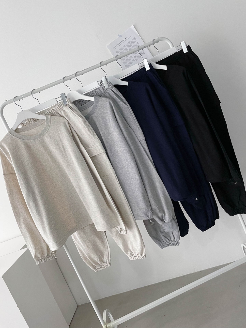 ドローコードスウェット&ジョガーカーゴパンツSET | 詳細画像49