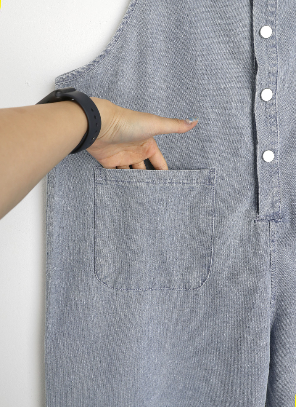 フロントボタンデニムサロペットパンツ | 詳細画像27